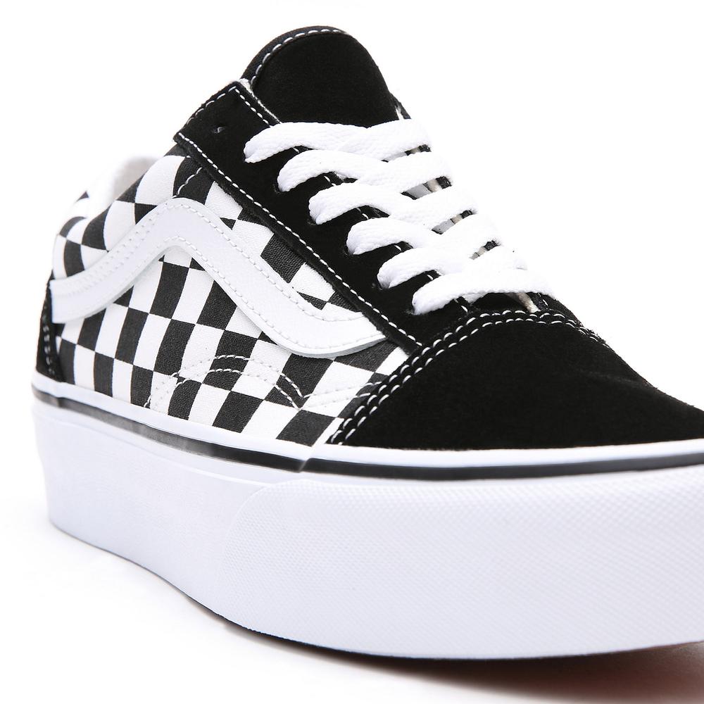 Boty Vans Checkerboard Old Skool Platform VN0A3B3UHRK1 - černé