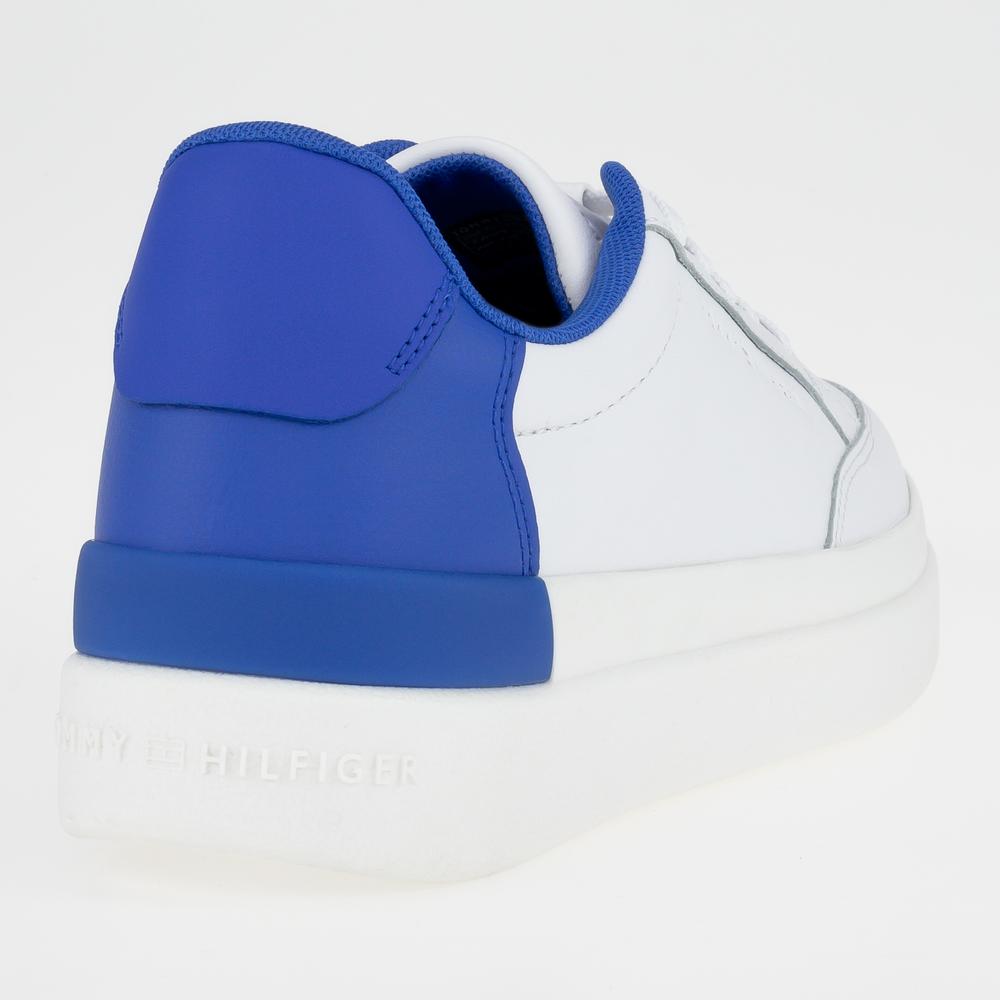 Boty Tommy Hilfiger Feminine Sneaker With Color Pop FW0FW06896-0LA - bílé