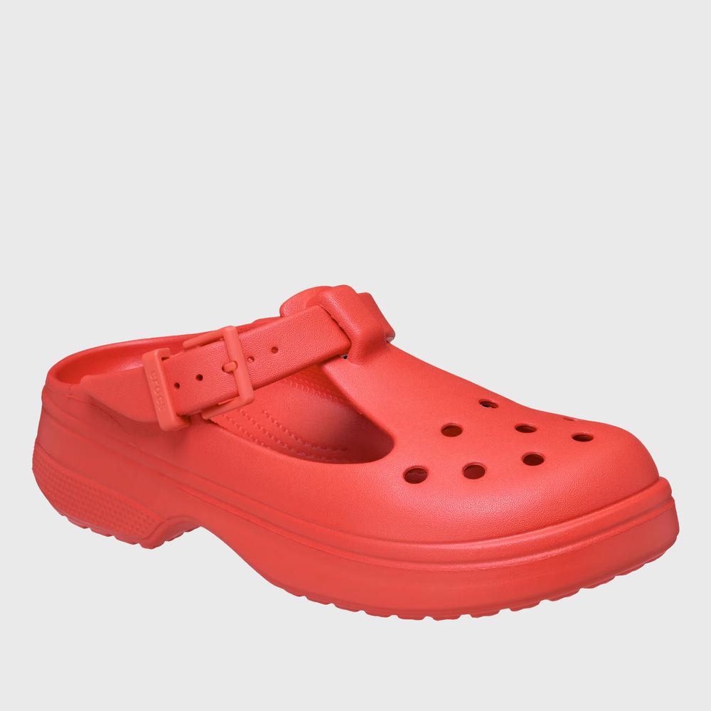 Žabky Crocs Classic Mary Jane 210581-6ZR - červené