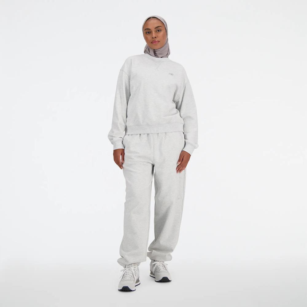 Dámské kalhoty New Balance WP41513AHH - šedivé