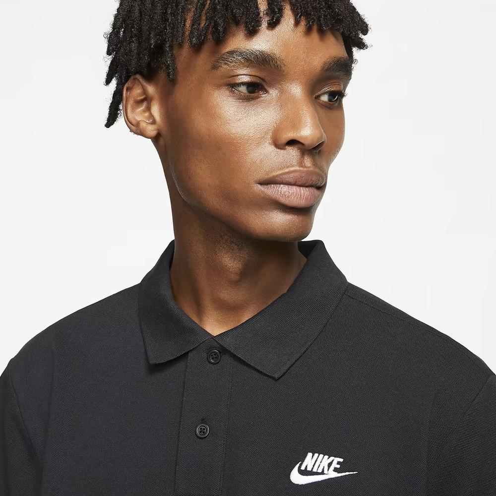 Tričko Nike Sportswear Polo CJ4456-010 - černé