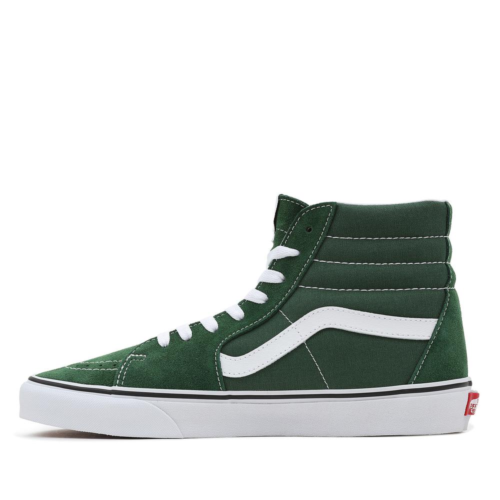 Boty Vans Color Theory Classics Sk8-Hi VN0005U96QU1 - zelené