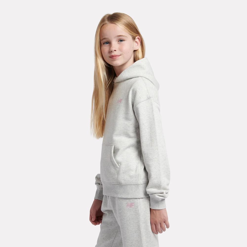 Dětské mikinaNew Balance LAKG0056AHH - šedivé