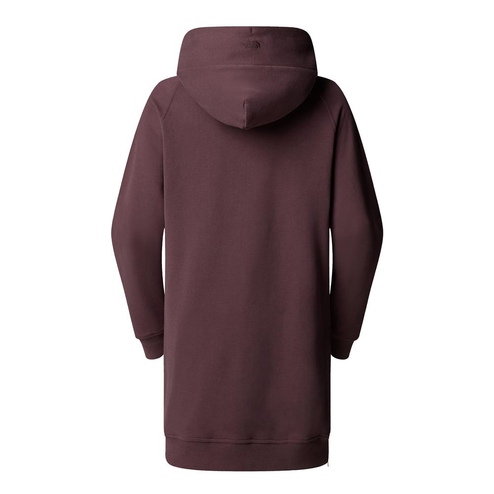 Šaty The North Face Relaxed Hooded 0A8E48BQ71 - hnědé