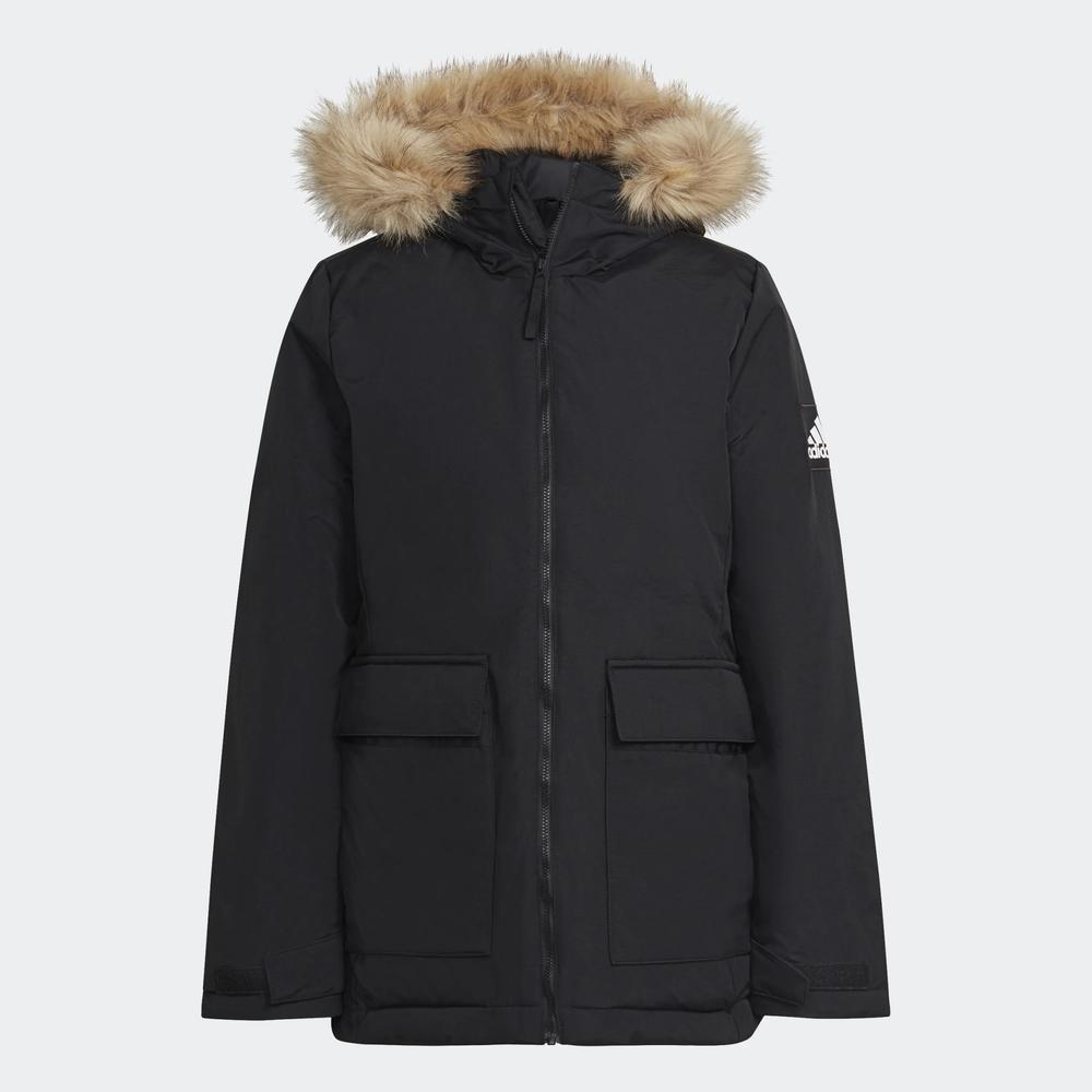 Bunda adidas Utilitas Hooded Hooded Parka GT1707 - černé