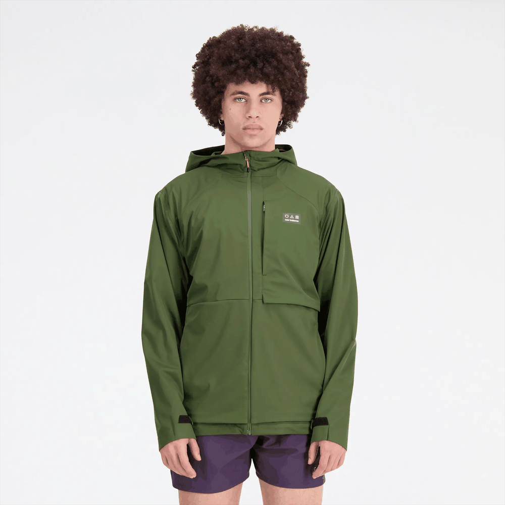 Pánská bunda New Balance MJ33276KOU - zelené