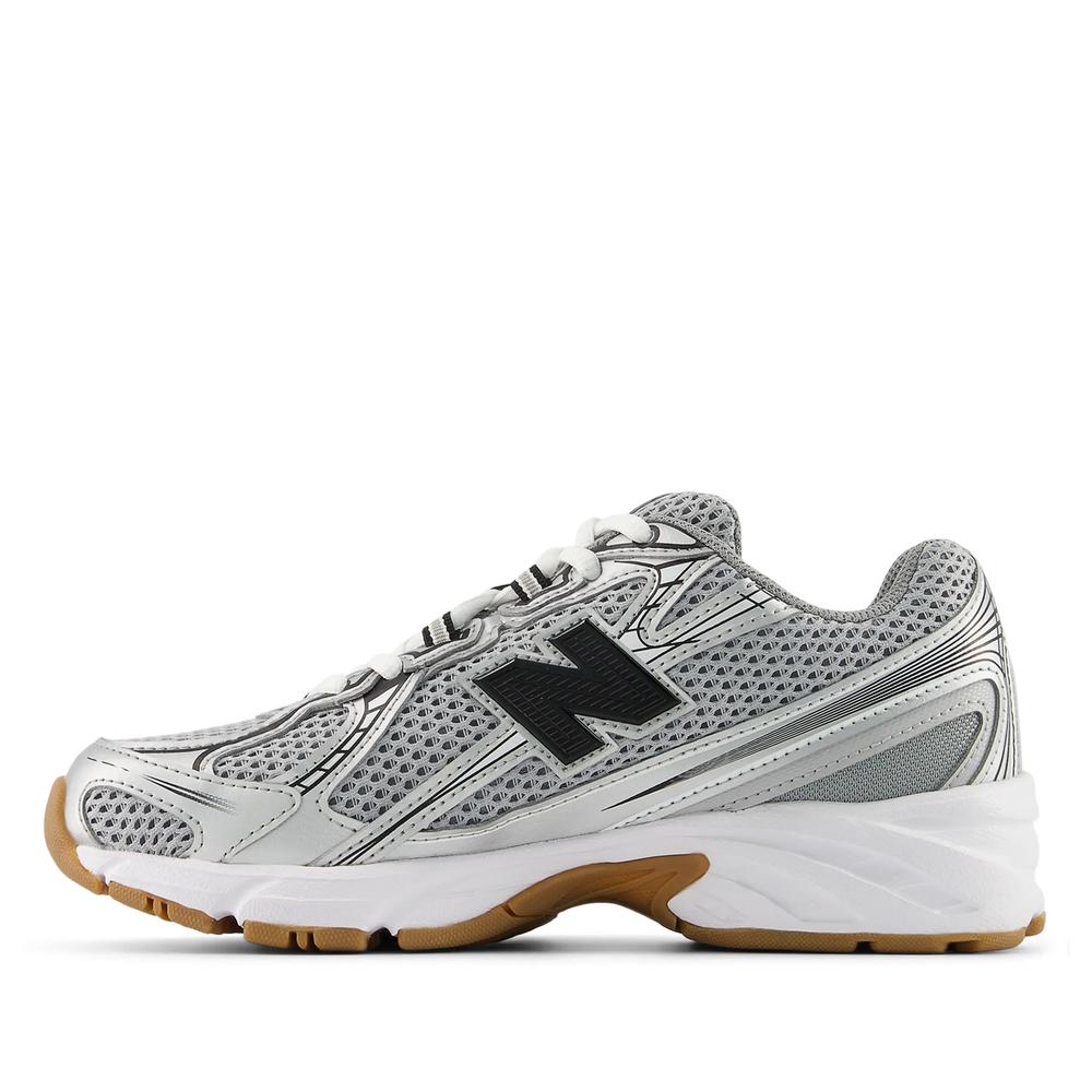 Dětské boty New Balance GR740GB - šedivé
