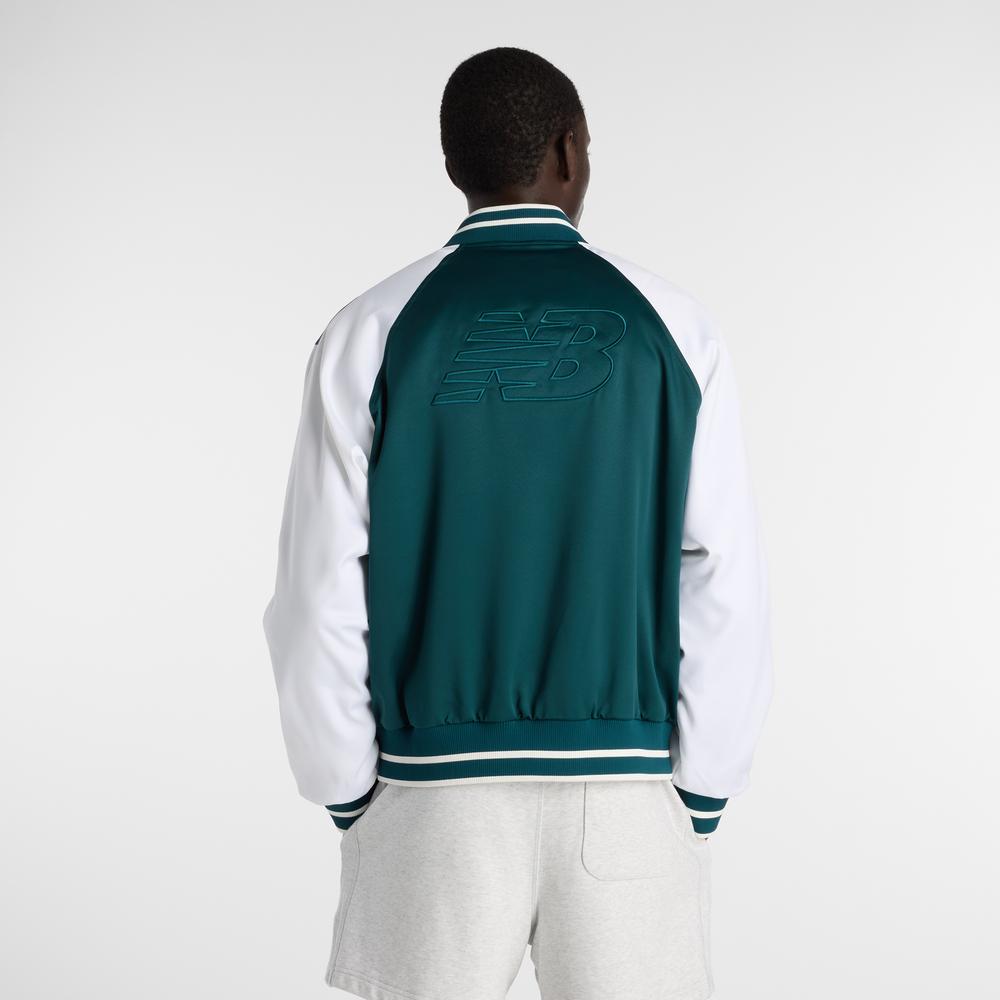 Pánská bunda New Balance MJ6102R7AAV - zelené