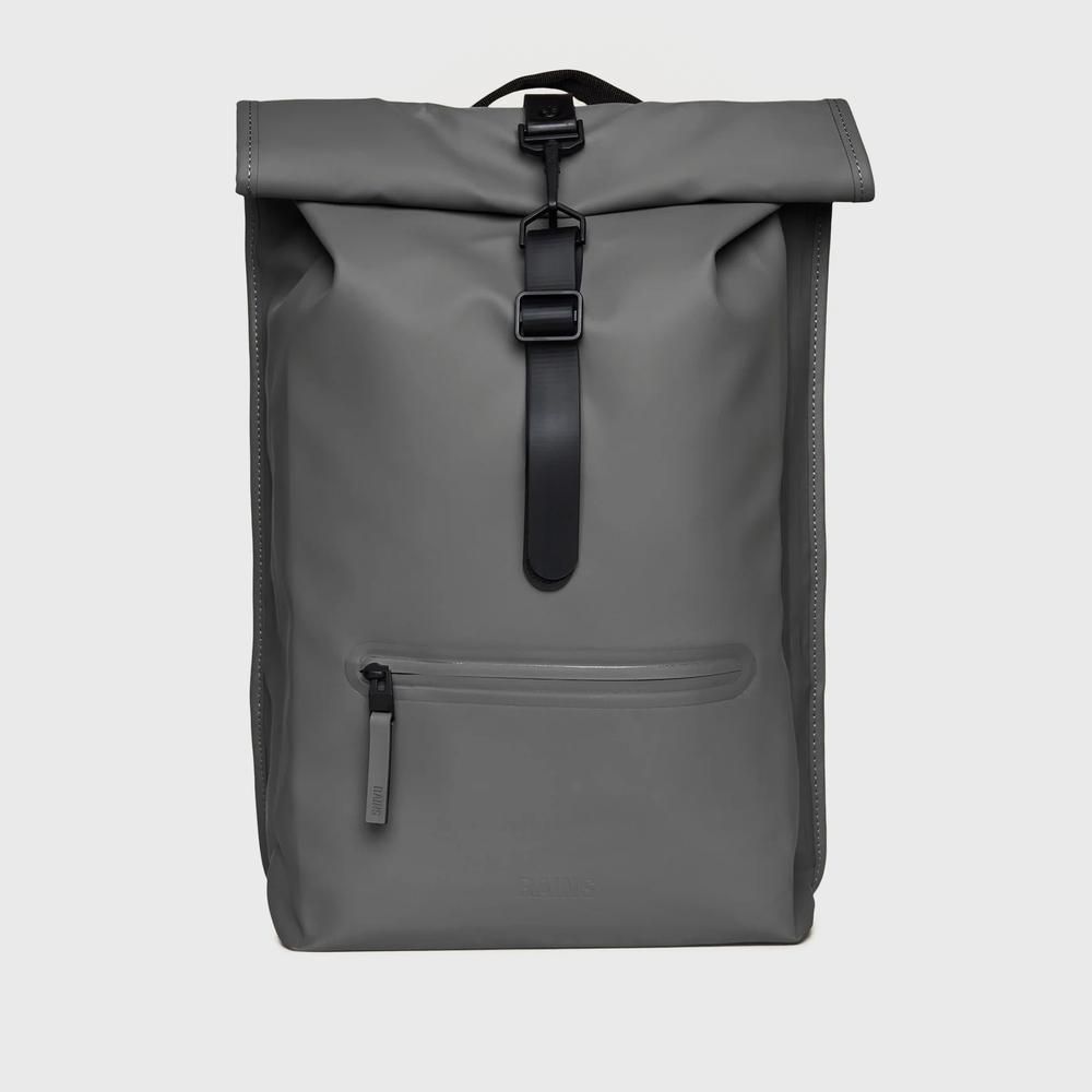 Ruksak Rains Rolltop Rucksack 13320-13 - šedivé
