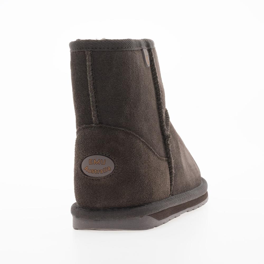 Dětské boty Emu Australia Wallaby Mini K10103CHOC - hnědé