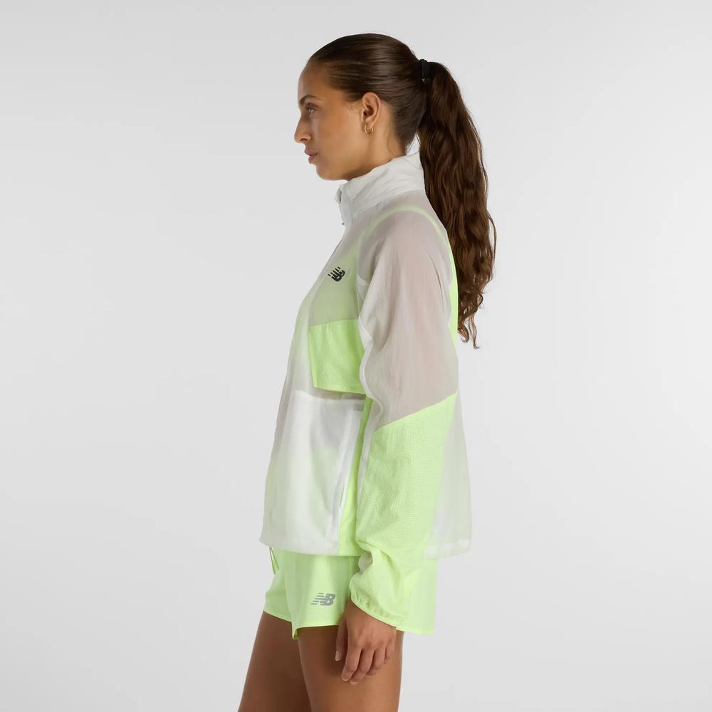 Dámská bunda New Balance WJ61J326AFG - bílé