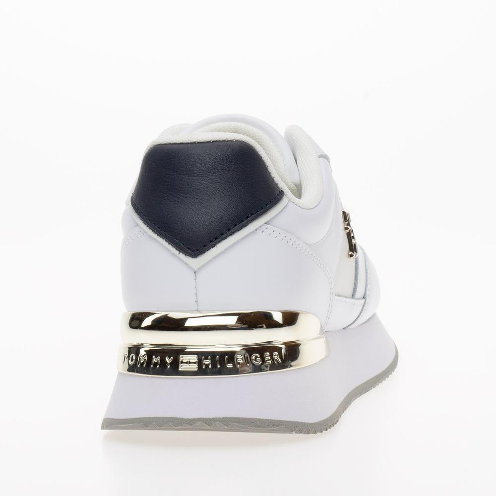 Boty Tommy Hilfiger Elevated Feminine Runner FW0FW07306-YBS - bílé