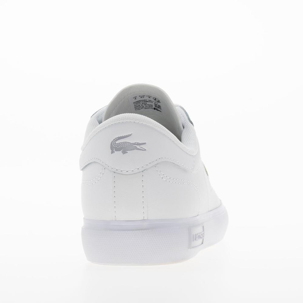 Boty Lacoste Powercourt 125 2 SFA 749SFA0086-21G - bílé