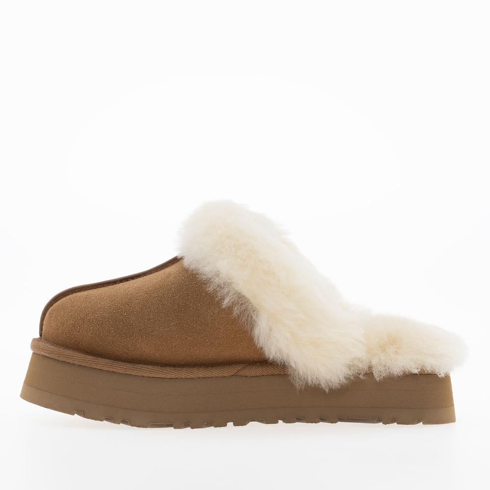 Dámské boty Ugg Disquette Slippper 1122550-CHE - béžové