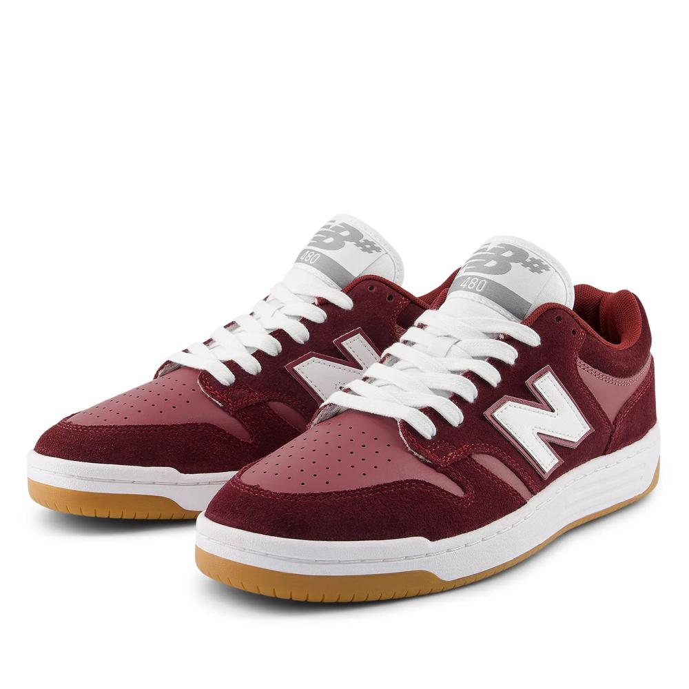 Pánské boty New Balance Numeric NM480BEE - bordové