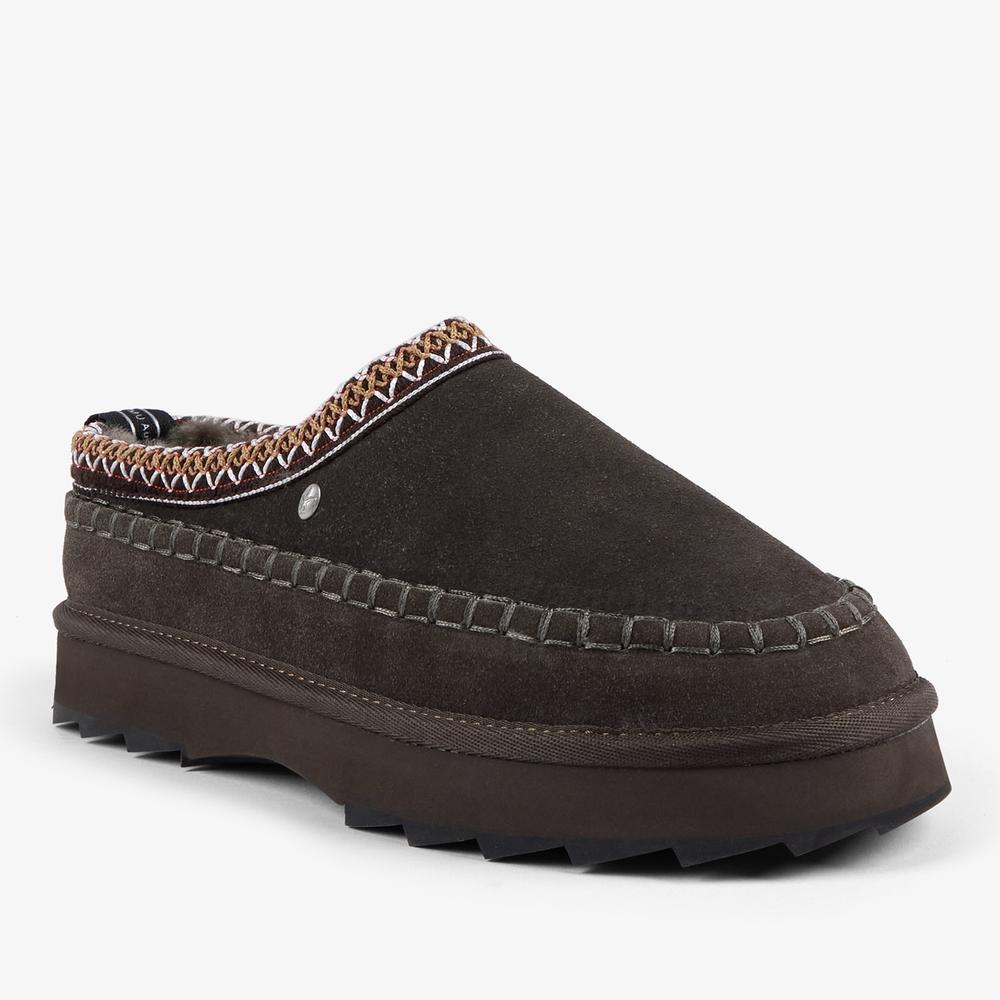 Dámská boty Emu Australia Sharky Adventure Scuff W13239OLID - zelené