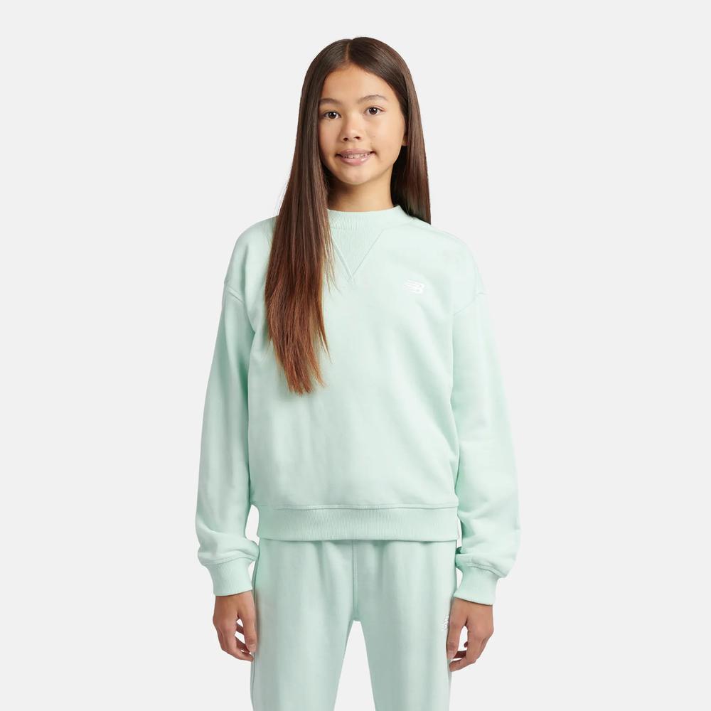 Dětské mikinaNew Balance LAKG0055COJ - mátové