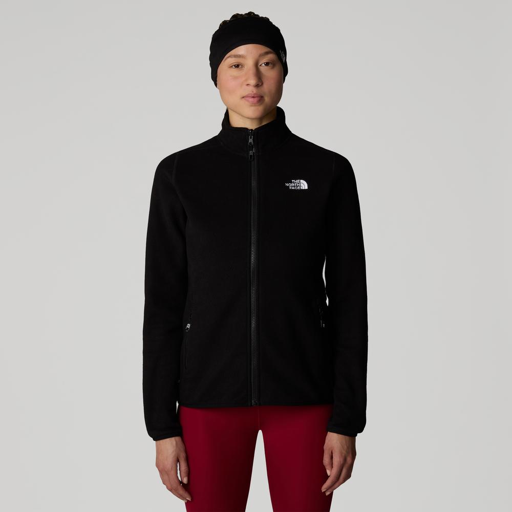 Blúza The North Face 100 Glacier Full-Zip Fleece 0A855O4H01 - černé