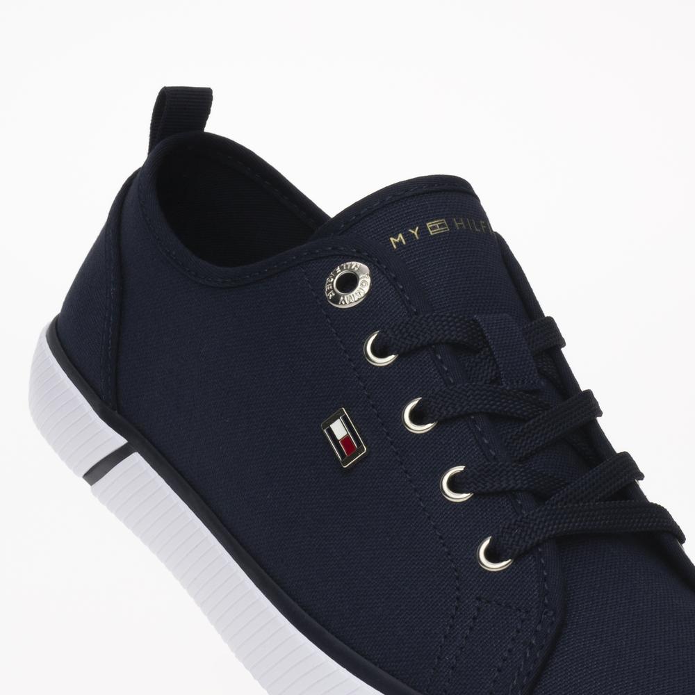 Boty Tommy Hilfiger Vulc Canvas FW0FW08063-DW6 - tmavě modrě