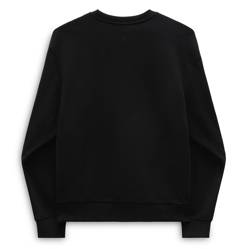 Mikina Vans Relaxed Fit Crew VN0007FPBLK1 - černé