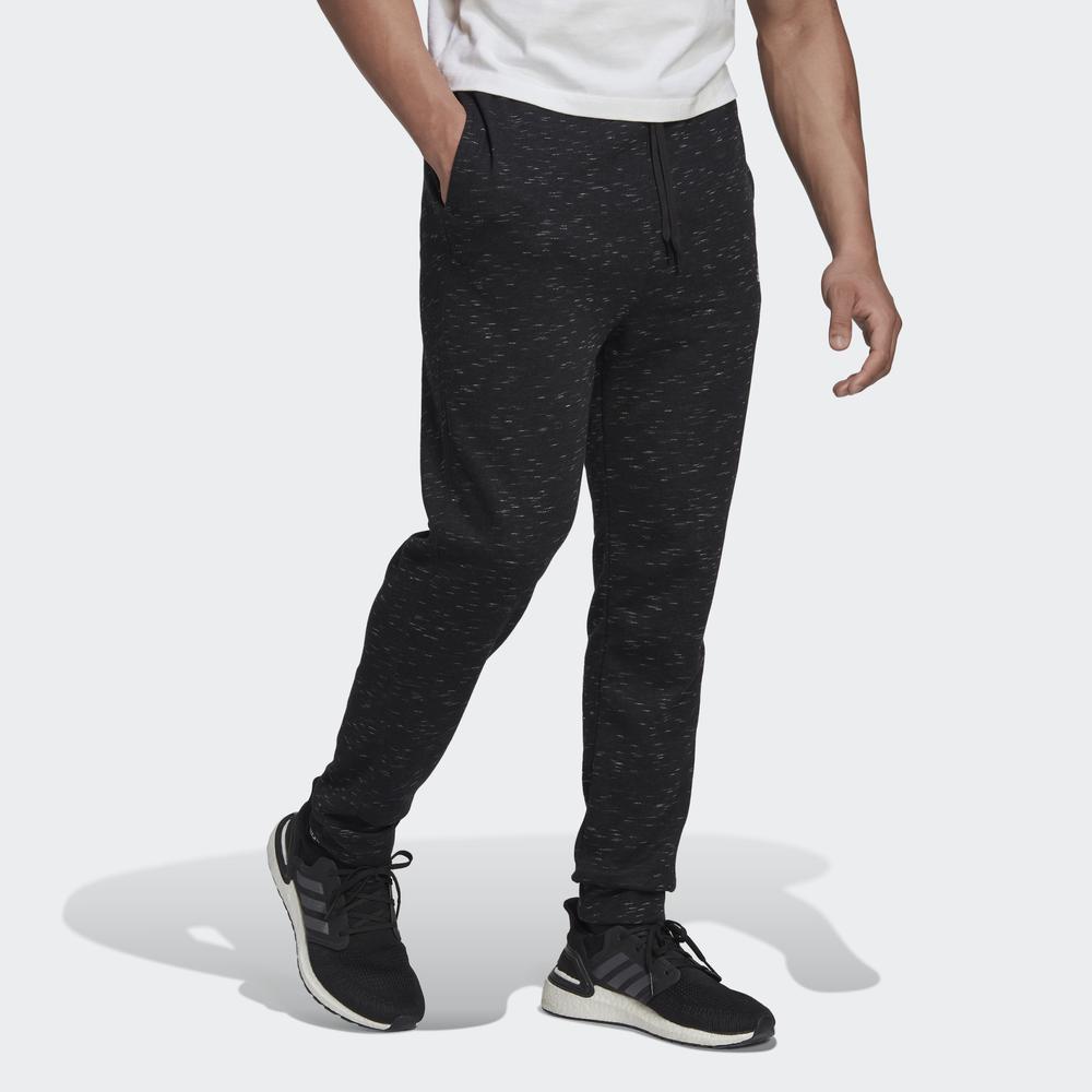 Kalhoty adidas Essentials French Terry Melange Joggers HE1794 - černé