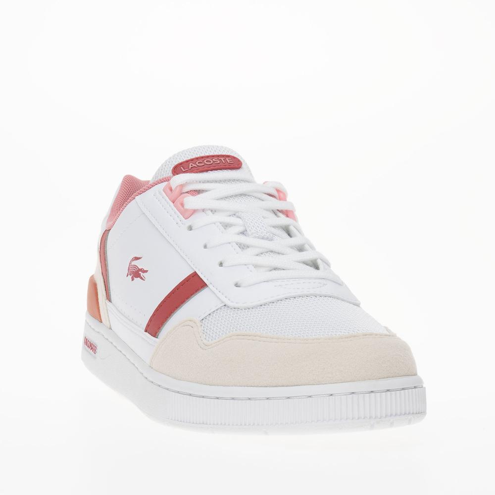 Boty Lacoste T-Clip 124 6 SUJ 747SUJ0015-B53 - bílé