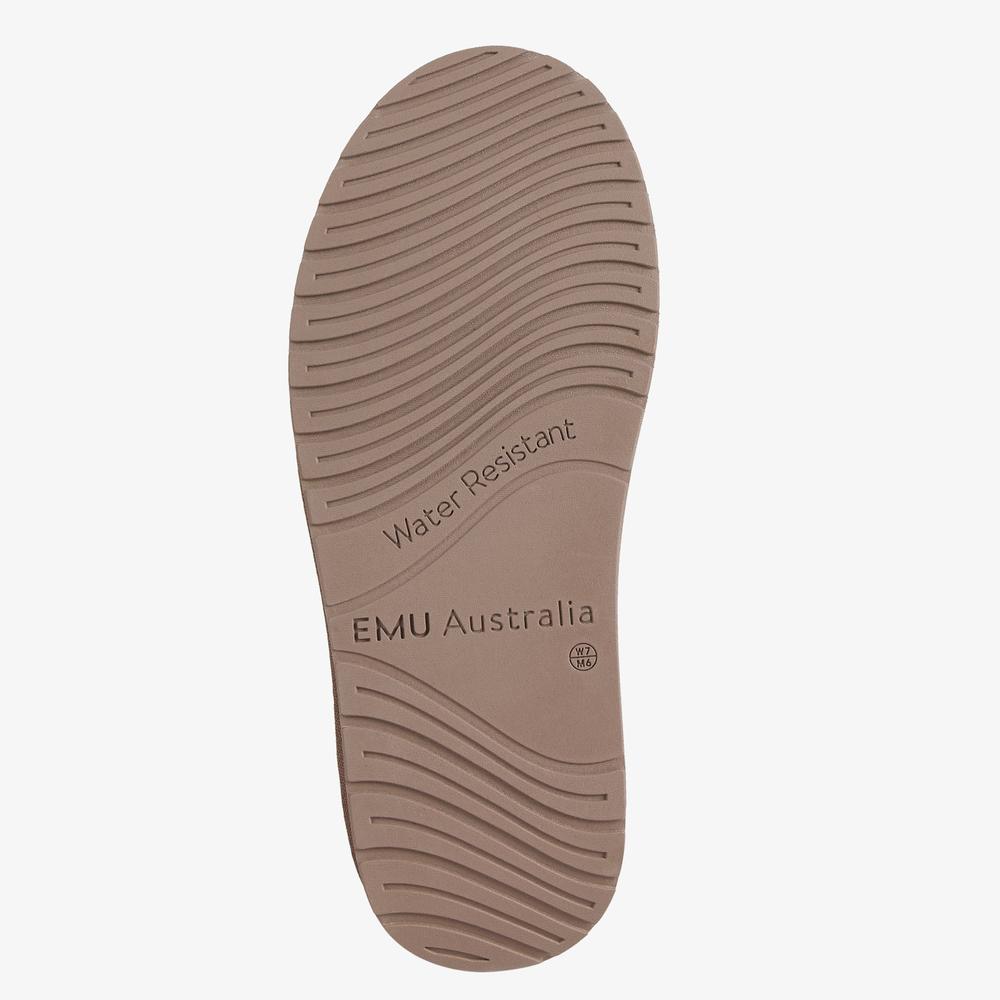 Boty dámské Emu Australia Stinger Micro Flatform 2.0 W13296MUSH - hnědé