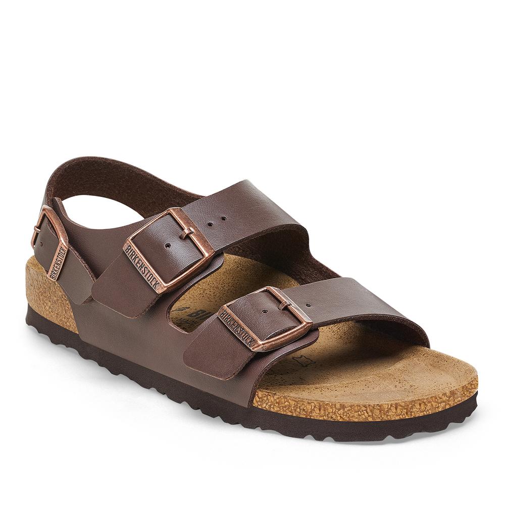 Pánské Žabky Birkenstock Milano BF 34701 - hnědé