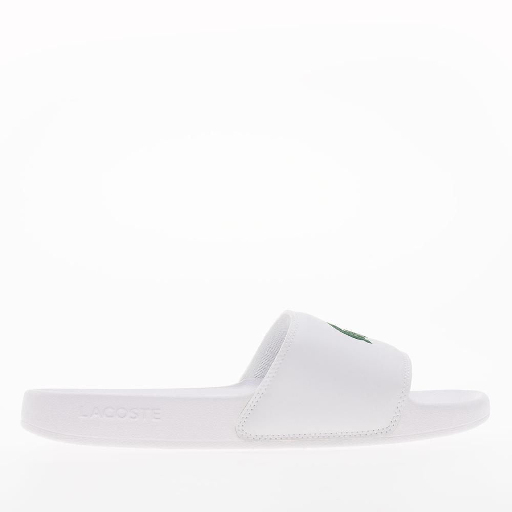 Žabky Lacoste Serve Sliders 749CMA0041-082 - bílé