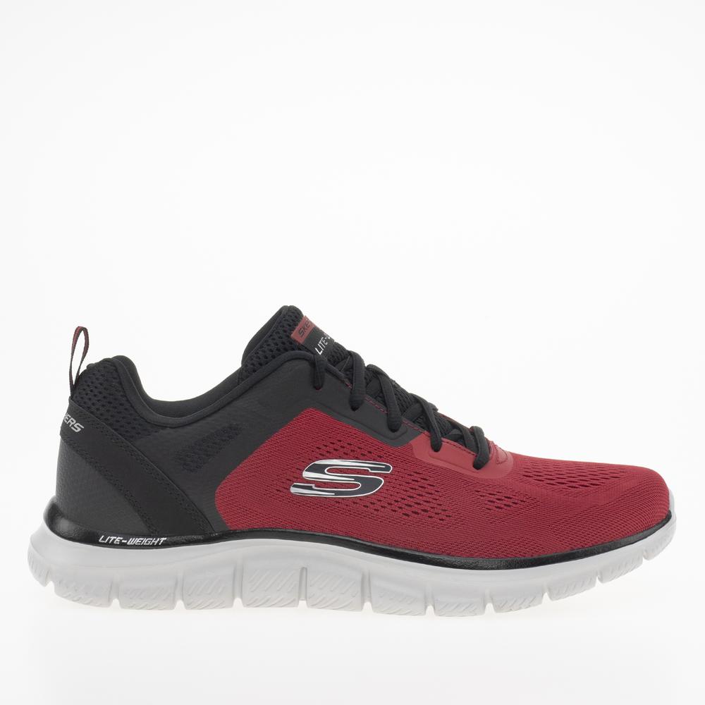 Boty Skechers Track-Broader 232698RDBK - červené