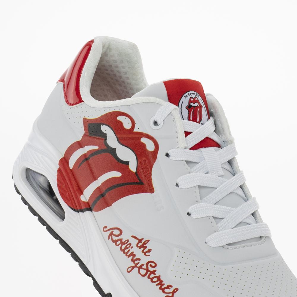 Boty Skechers Uno Rolling Stones Single 177965WRD - bílé