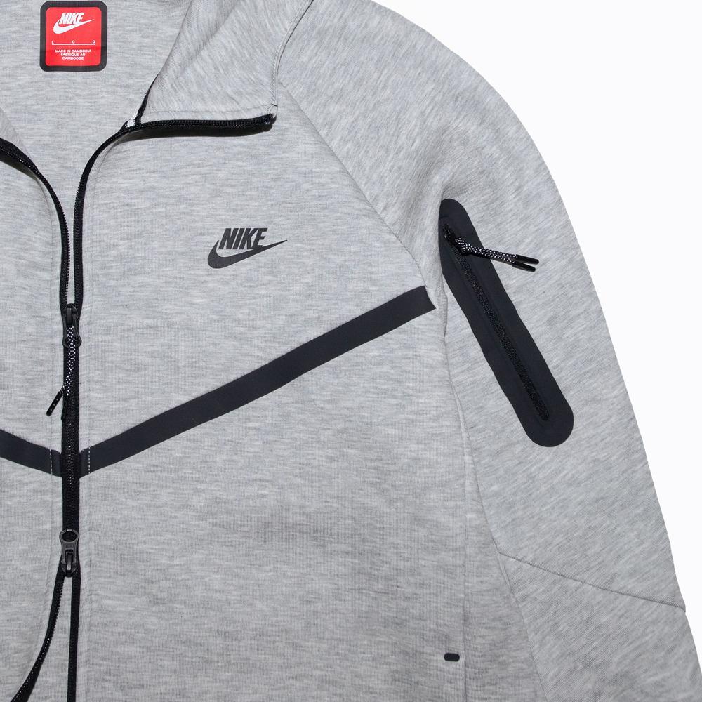Mikina pánské Nike Tech Fleece Windrunner Full-Zip HV0949-063 - šedivé