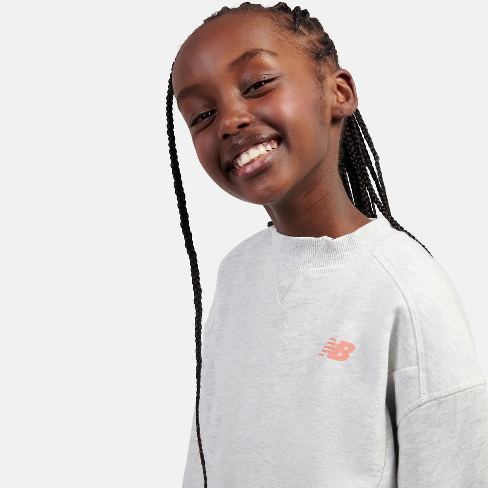 Dětské mikinaNew Balance LAKG0205AHH - šedivé
