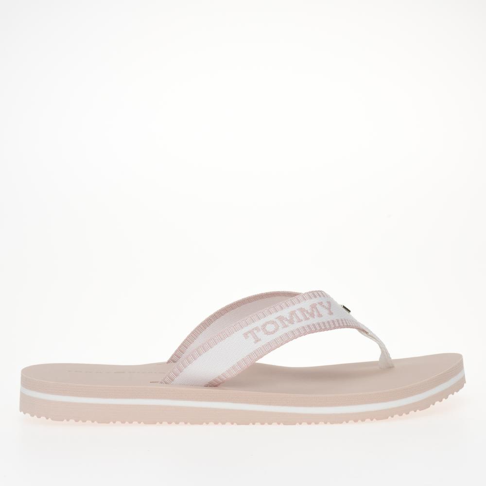 Žabky Tommy Hilfiger Webbing Pool Slide FW0FW07859-0LA - růžové