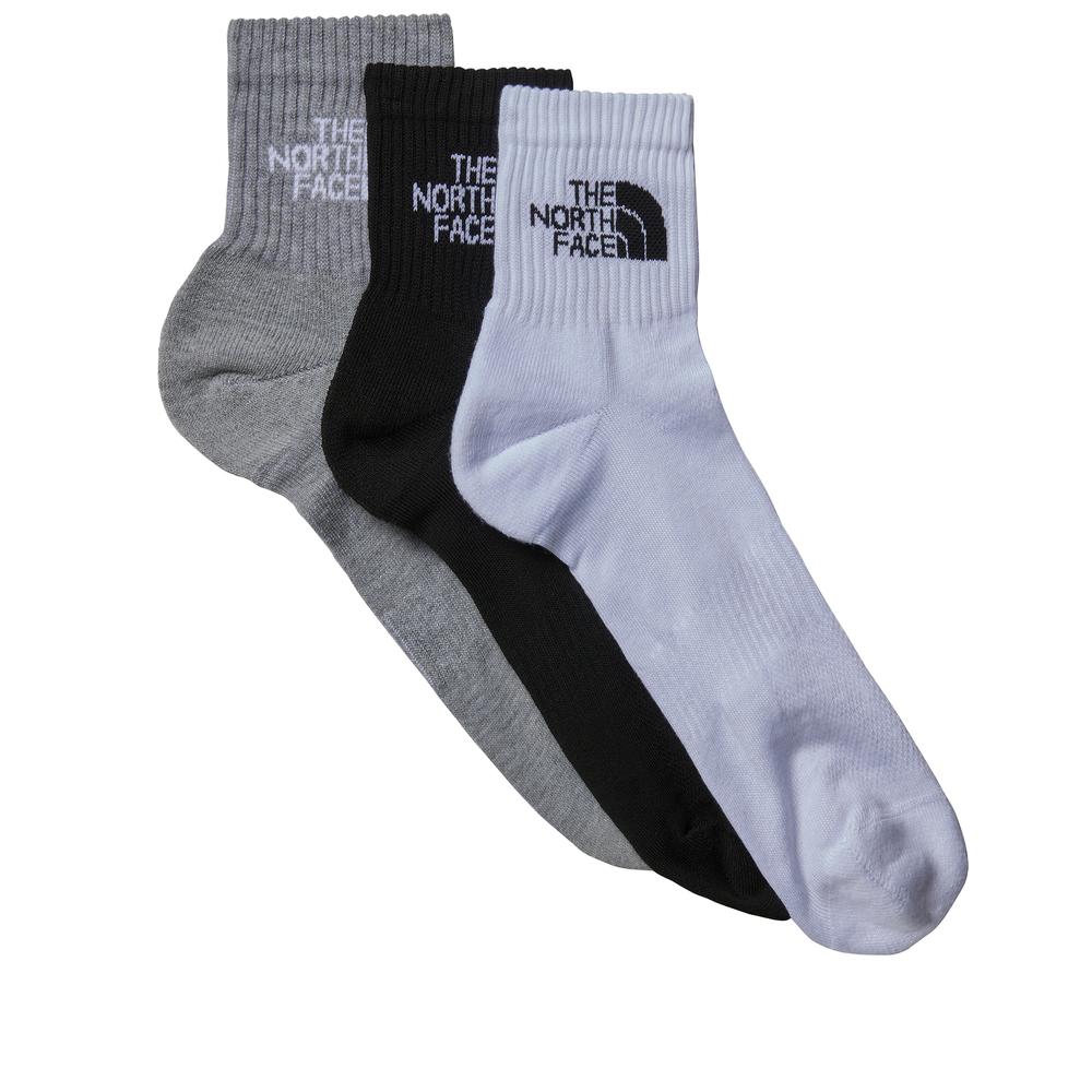 Ponožky unisex The North Face Multi Sport Cush Quarter Sock 3P 0A882G3OW1 - různobarevné