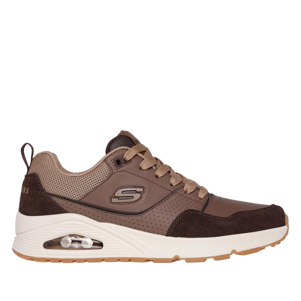 Boty Skechers Uno Retro One 183020BRN - hnědé