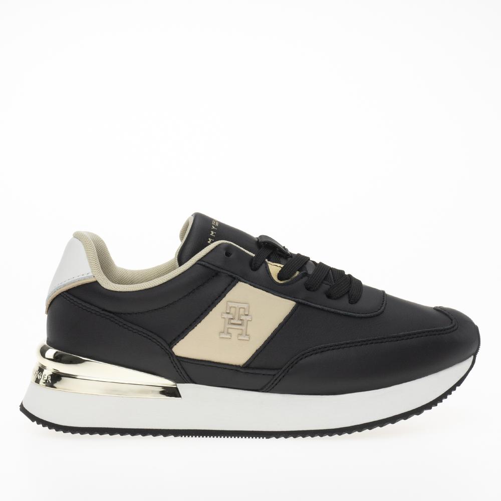 Boty Tommy Hilfiger Elevated Feminine Runner Hw FW0FW07830-YBL - černé