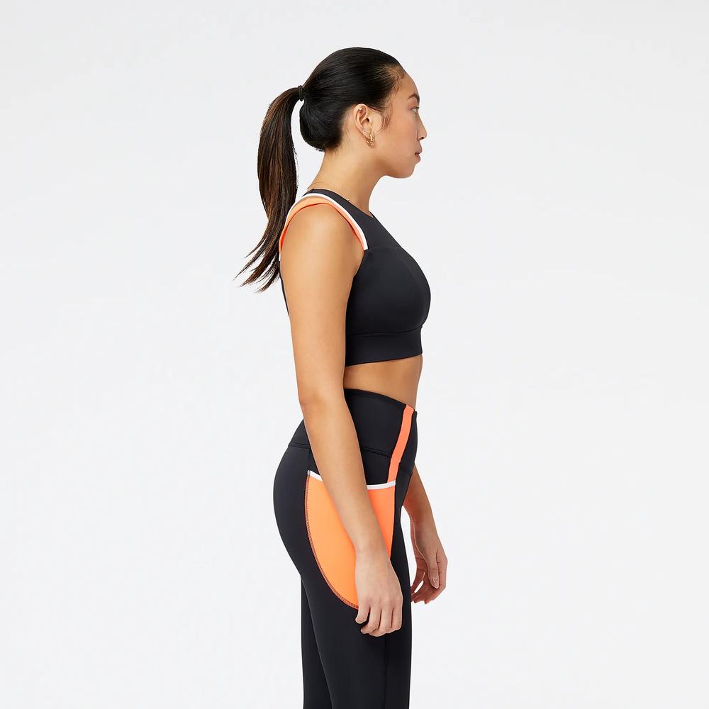 Dámský top New Balance WB21110NDF - černé