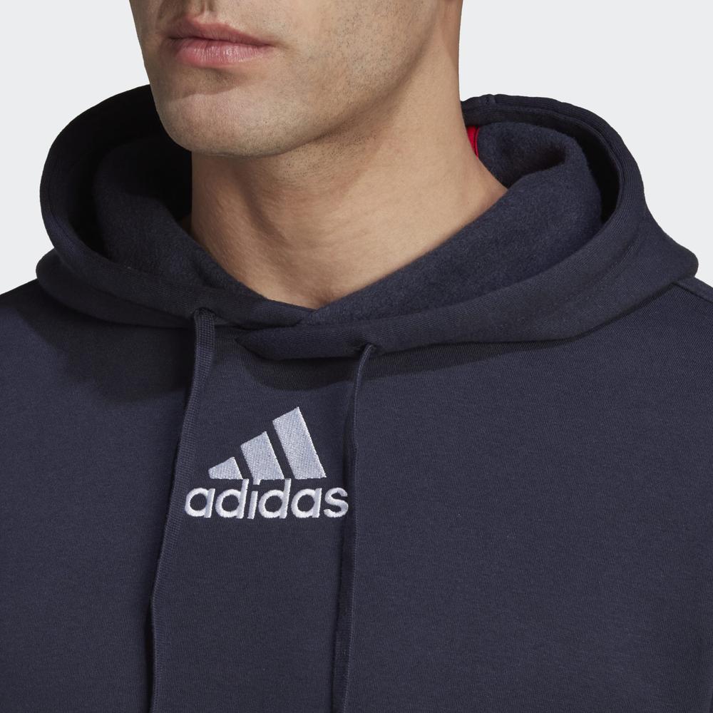 Mikina adidas Essentials Colorblock Fleece Hoodie HL1983 - různobarevné
