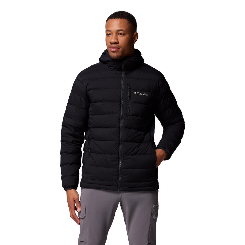 Pánská bunda Columbia Peak Down Hooded 2133972010 - černé