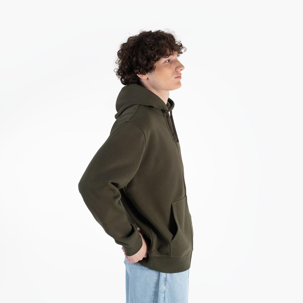 Mikina Champion Full Zip Hoodie 220276-GS508 - zelené
