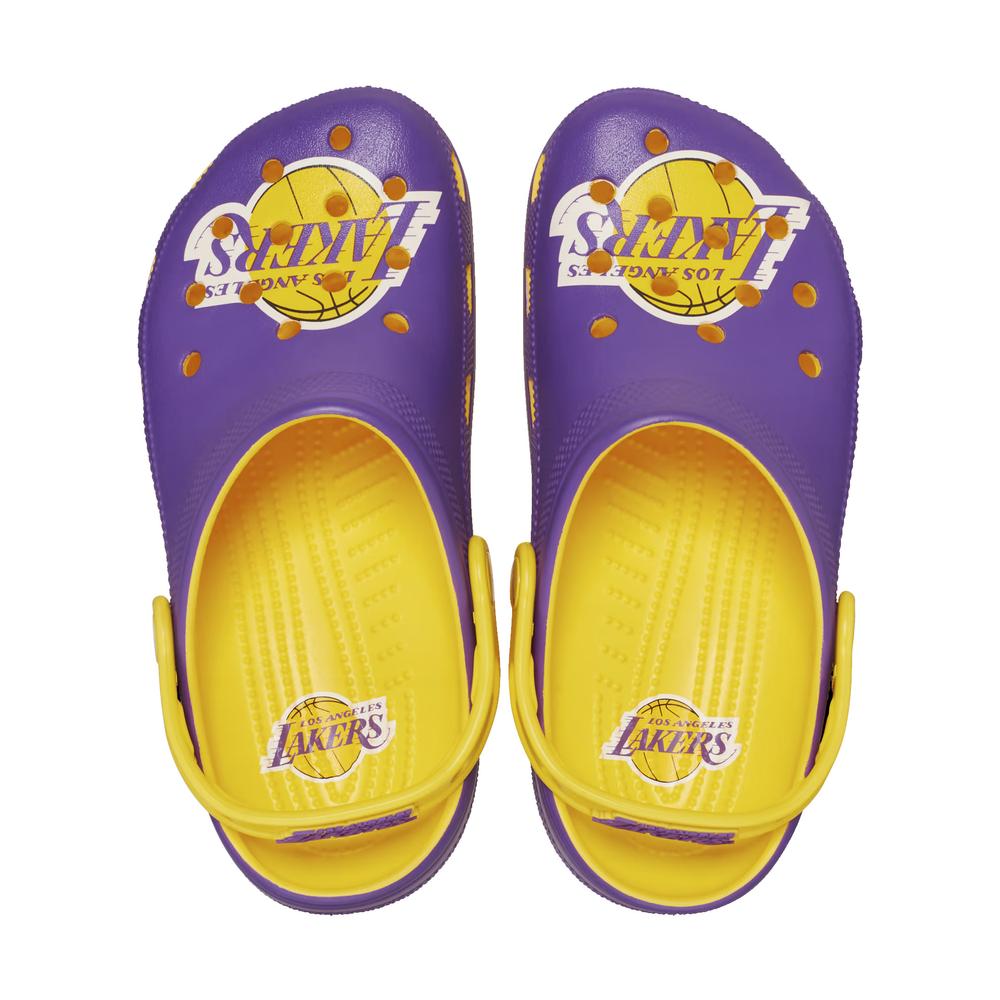 Žabky Crocs NBA Los Angeles Lakers Classic Clog 208650-75Y - fialové