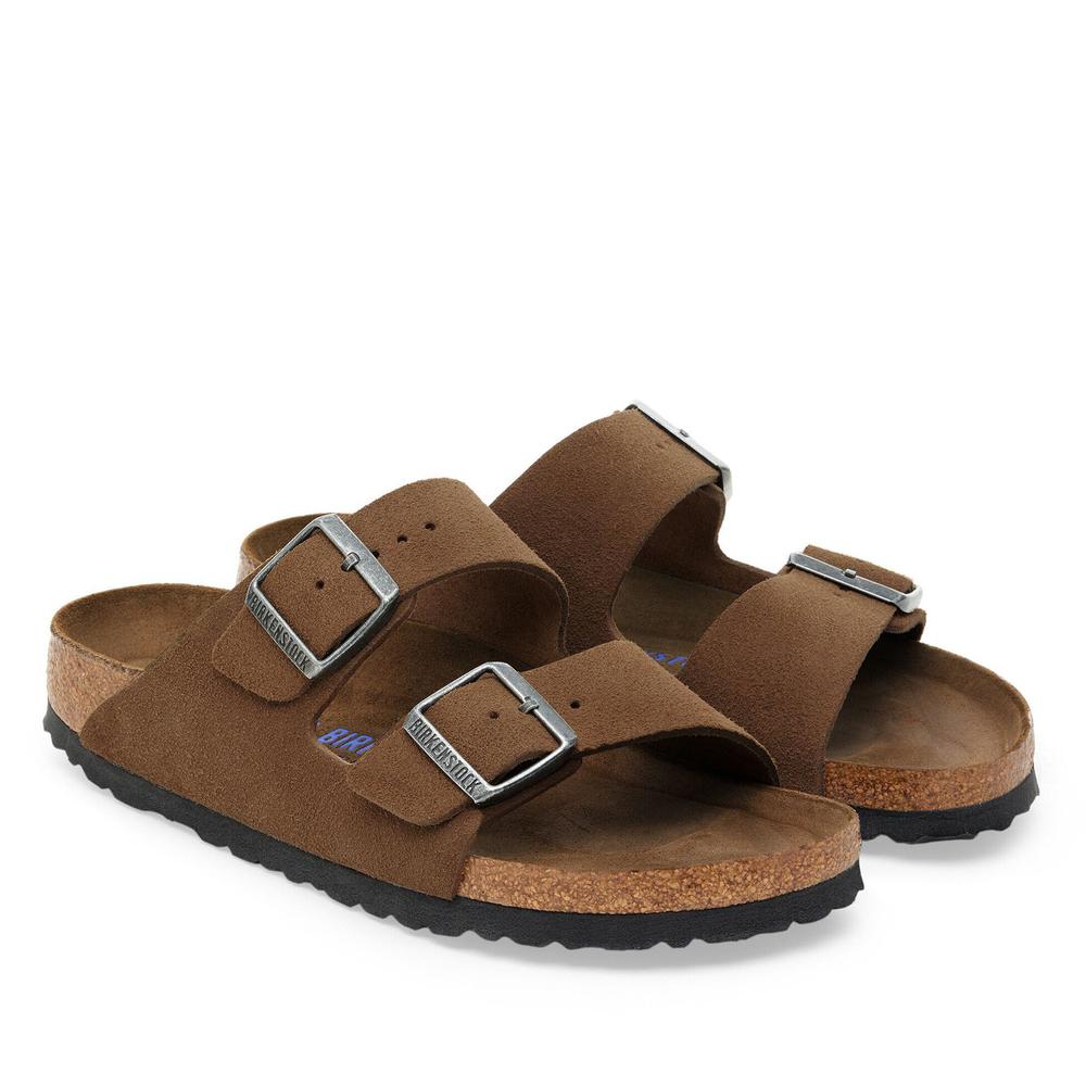 Žabky pánské Birkenstock Arizona 1030863 - hnědé