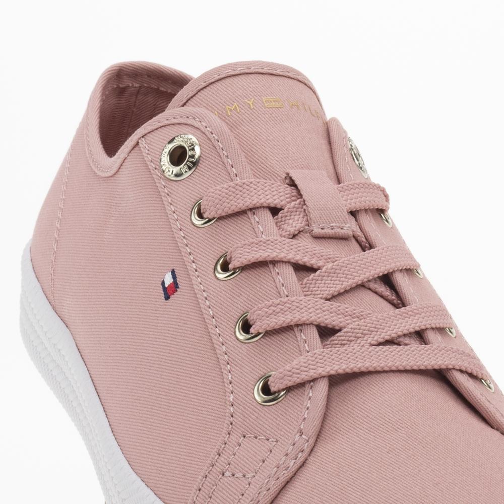Boty Tommy Hilfiger Essential Vulcanized Sneaker FW0FW07119-TQS - růžové