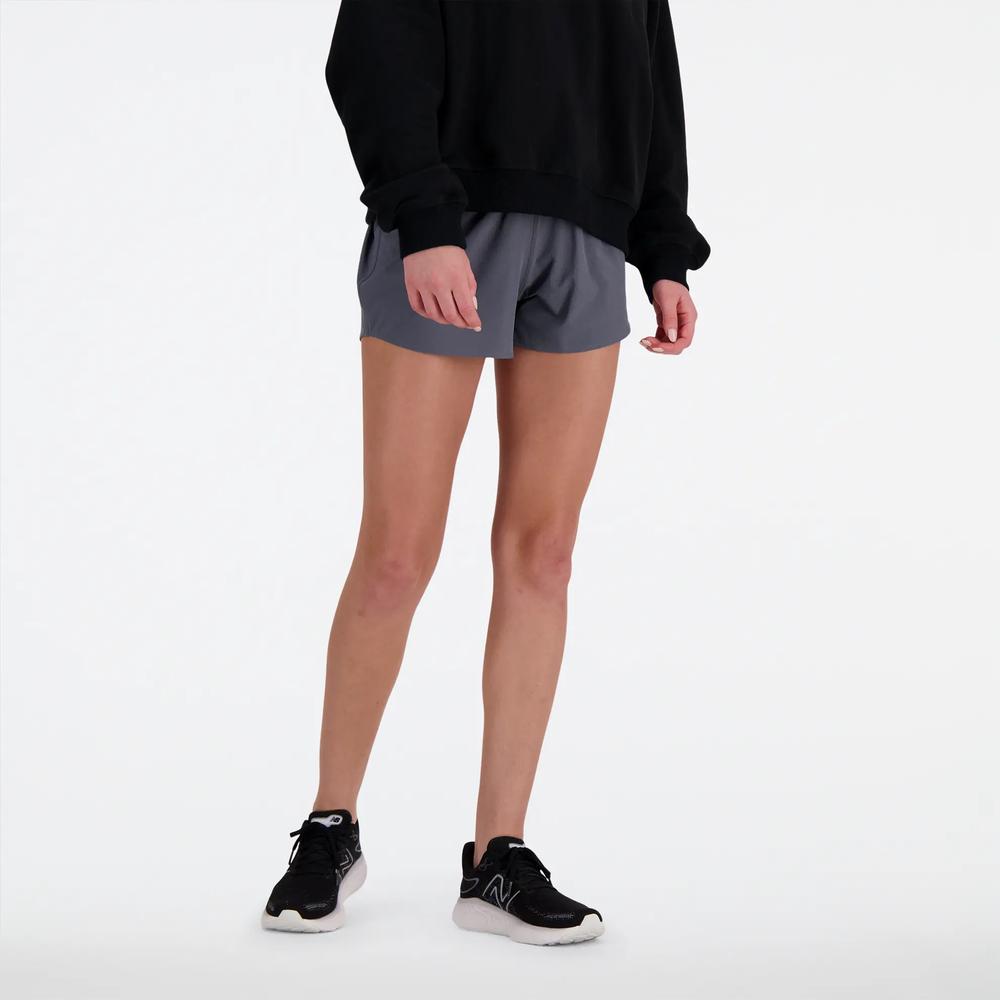 Dámské šortky New Balance WS41286GT - šedivé