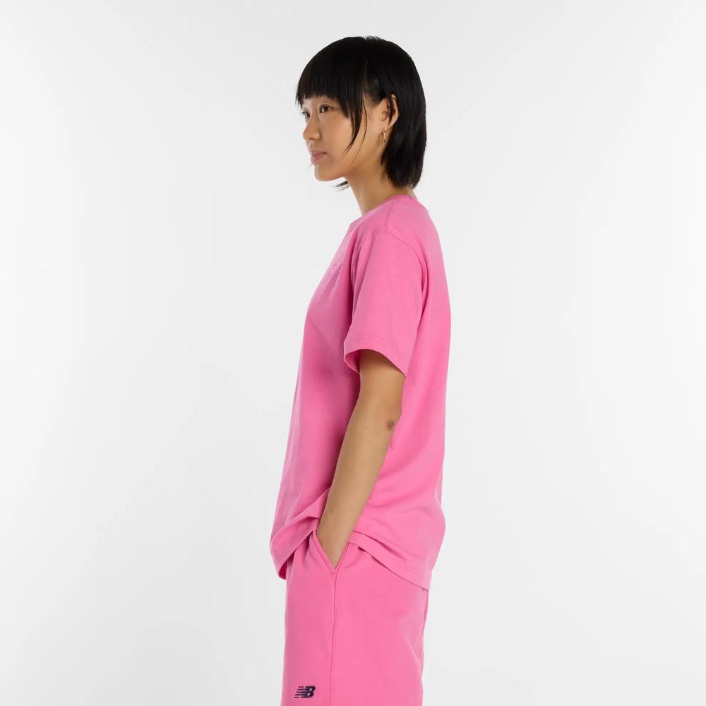 Dámské tričko New Balance WT41501AAC - růžové