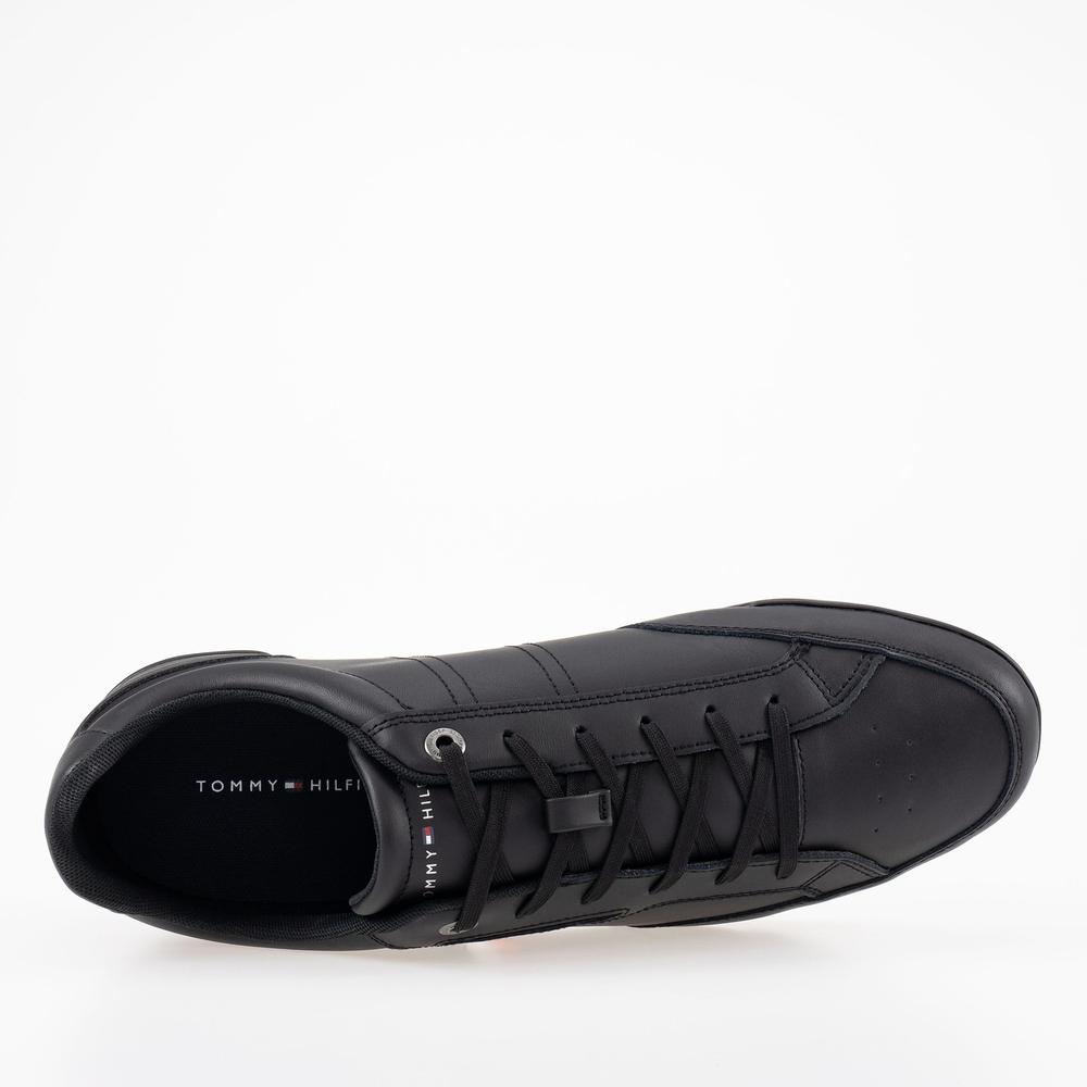 Boty Tommy Hilfiger Classic LO Cupsole Leather FM0FM04277-BDS - černé