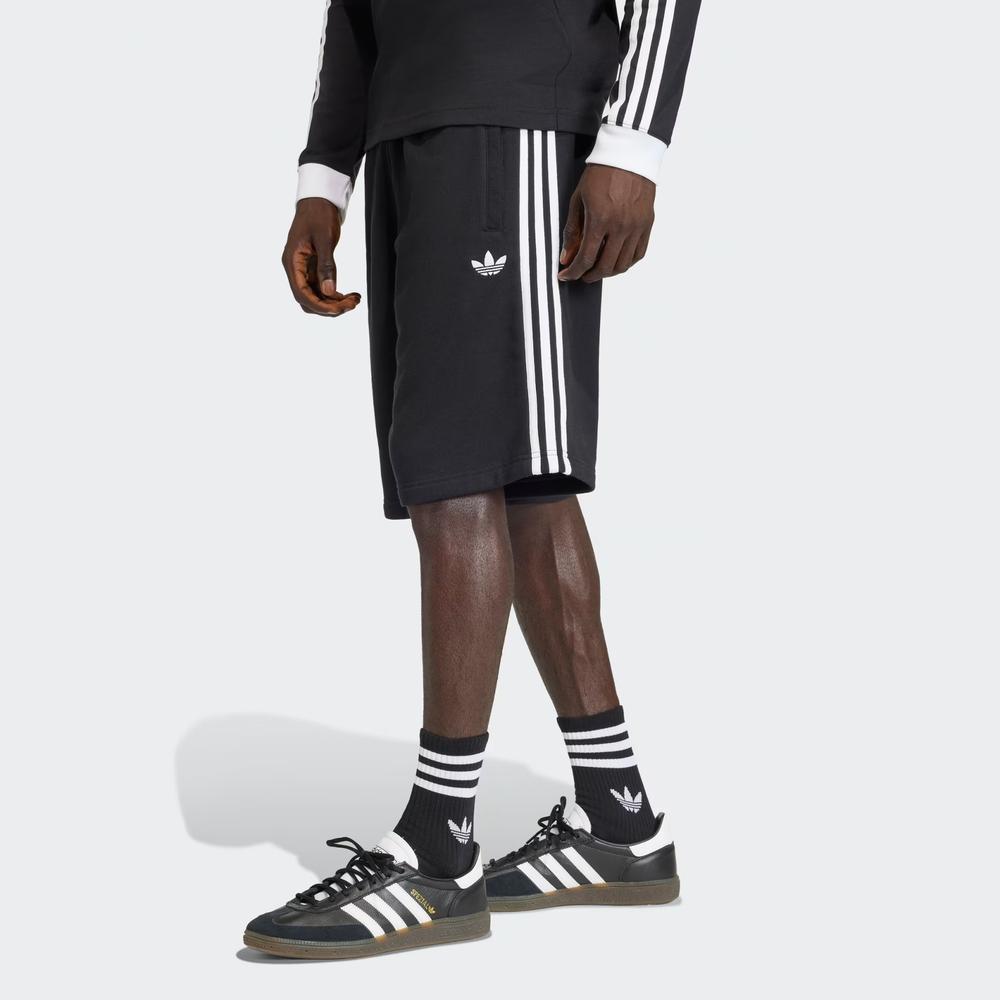 Pánské krátké kalhoty adidas Originals 3-Stripes KE3566 - černé