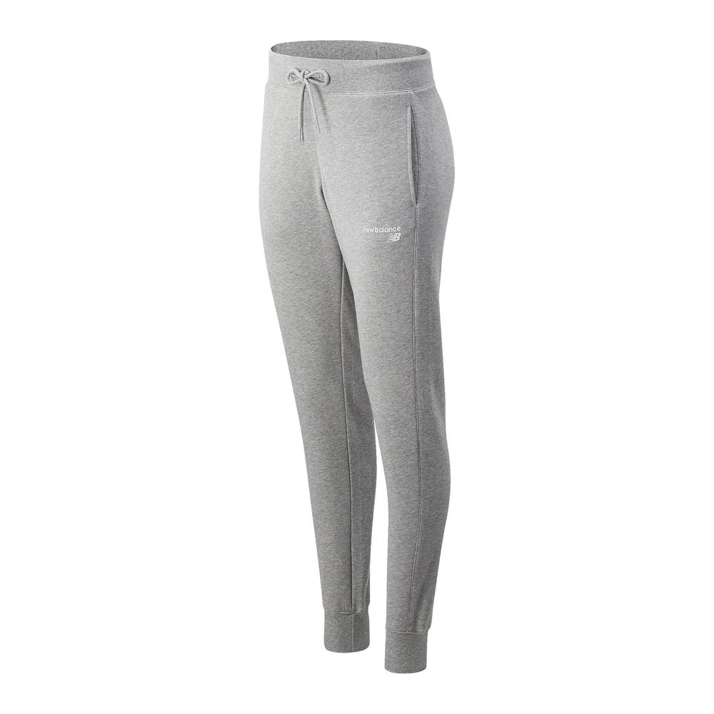 Sportovní tepláky New Balance WP03805AG - šedivé