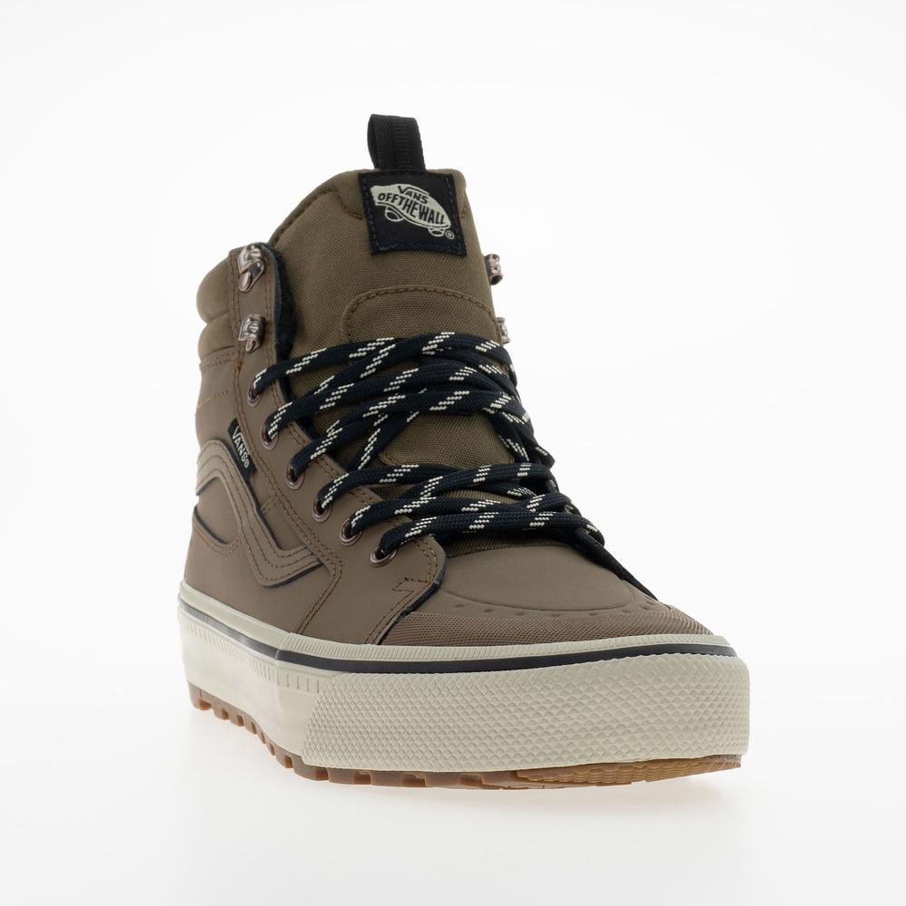 Pánské boty Vans SK8-Hi Waterproof Insulated VN000DAQ91K1 - hnědé